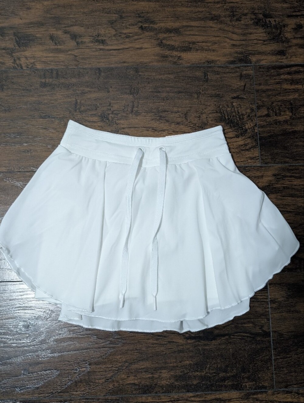 SO White Skirt with Drawstring Waist